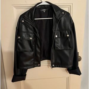 Women’s Misguided leather jacket